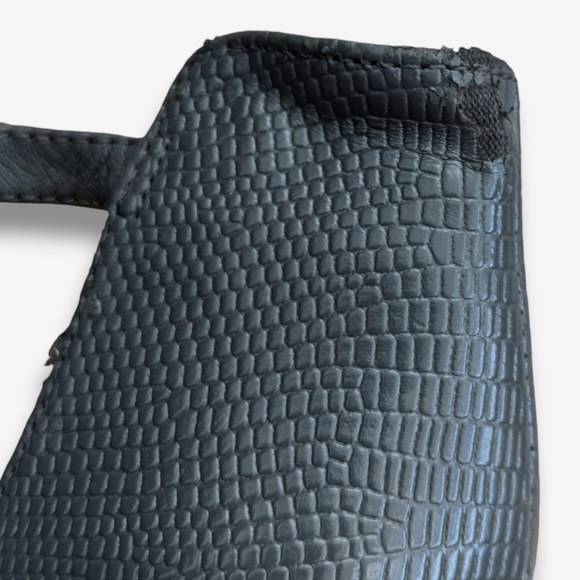 Moda Spana Charcoal Wedge Heels, 6 1/2 M - Picture 6 of 10